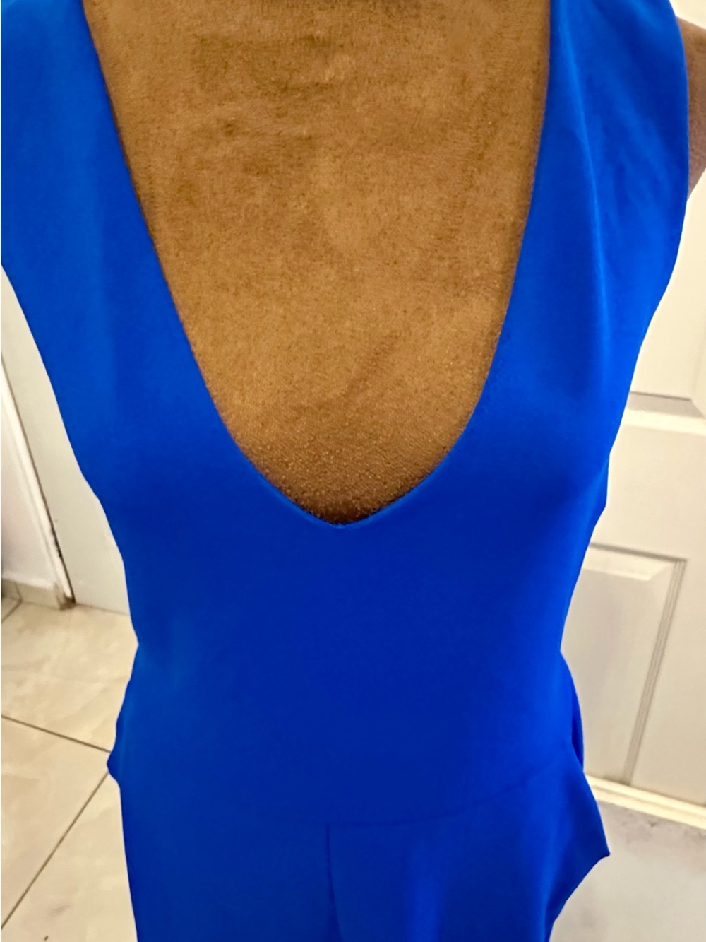 Express Royal Blue and Black Label Detail